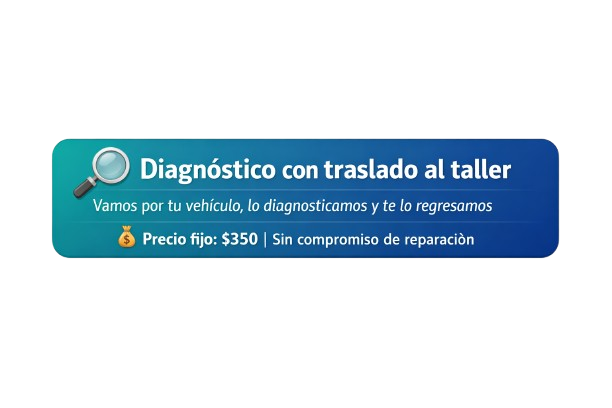 Diagnóstico con traslado al Taller