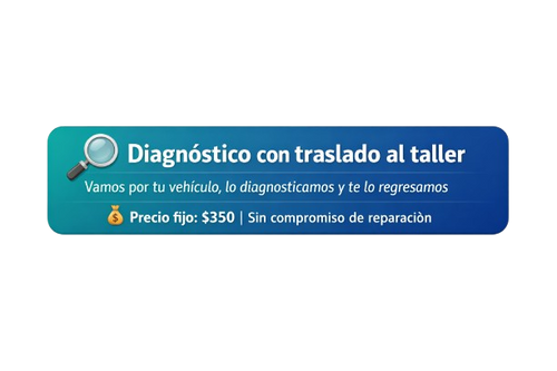 Diagnóstico con traslado al Taller